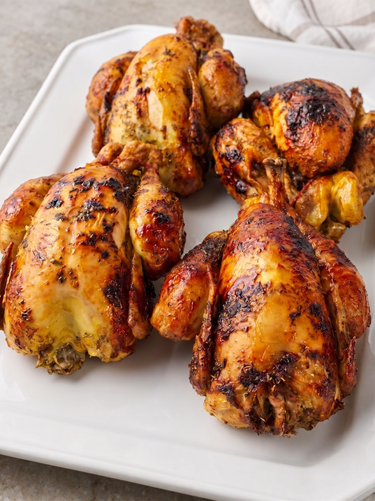 Poulet en cuisson